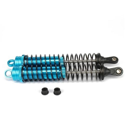 2PCS 140mm Aluminum Shock Absorber Damper for Rc Car 1/8 Buggy Truck Oil Adjustable Upgraded Hop-up Parts Compatible with Hsp Compatible with Hpi Compatible with Losi Compatible with Axial(Silver) - color: Silver