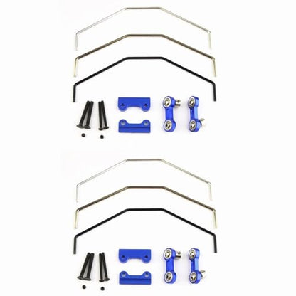 Compatible with Traxxas for X-Maxx for XMAXX 1/5 RC Car Parts Accessories Metal Front and Rear Sway Bar Anti Roll Bar Kit RC Car Accessories Spare(2pcs) - size: 2pcs