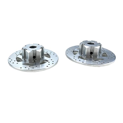 CNC Alu7075 +3MM Extended 17mm hex hub/Disc Front/Rear for Traxxas UDR