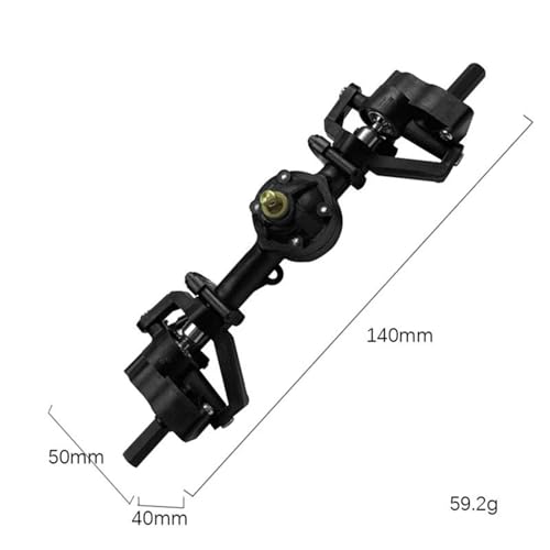 RC Vehicle Axles Compatible with LDRC LD-P06 for Unimog RC Car Front Axle Set Upgrade Parts 1/12 RC Truck Car Replacement Spare Parts