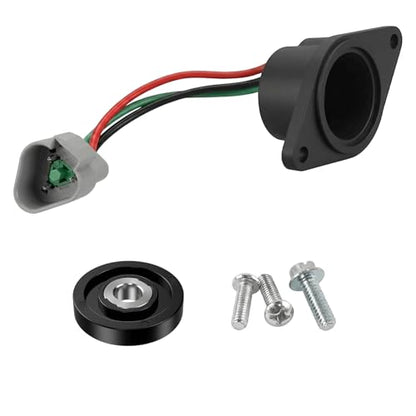 Speed Magnet Speed Sensor Fit for Club Car IQ DS Precedent 2004+ Tempo 2018+ 48V Electric Golf Cart with ADC Motor Includes Screws, OEM# 102704901 102265601