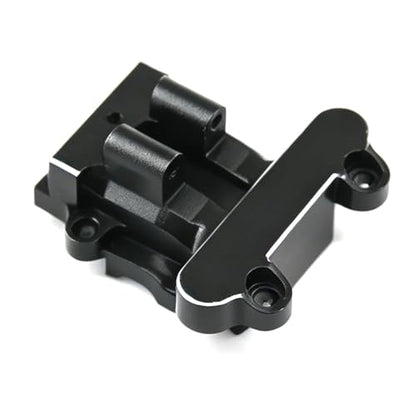 Aluminum Upgrade Parts Set for ARRMA 1/16 Mini Kraton 3S, Front/Rear Upper/Lower Arm, Gearbox Cover, Wing, Steering Link (Black Front Gearbox Cover) - color: Black Front Gearbox Cover
