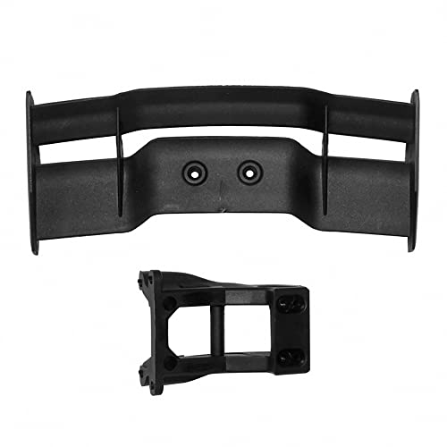 90141 Black ABS Plastic Rear Wing & Wing Stay Spare Parts for 1:12 Bruhless Brushed 901 901A HM124 RC Trucks