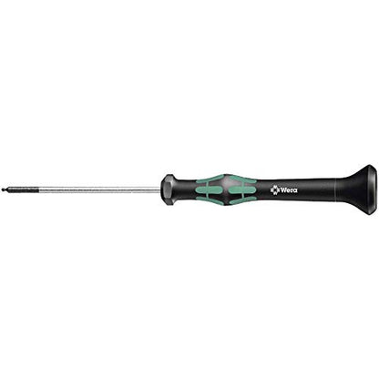 Wera 2052/6 Kraftform Micro Ballhead Hexagon Electronics Screwdriver Set and Rack, 6-Piece - size: Ball-End: 1.5x60mm, 2x60mm, 2.5x60mm, 3x60mm, 0.9x40mm, 1.3x90mm