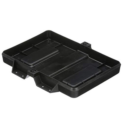 Attwood Adjustable Battery Tray, for 24 & 24M Series Batteries, Heavy-Duty Black Plastic, Height-Adjustable Crossbar, 9090-5