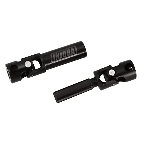 INJORA Steel Center Drive Shaft for SCX24 Gladiator Dodge Power Wagon - color: Black