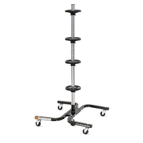 Eastwood Rolling Wheel Storage and Tire Rack Tree Dolly | Heavy Duty Tires Shelving & Rolling Tire Stand Organizer for Garage and Workshops | Holds 4 Wheels up to 275 lbs Weight Capacity