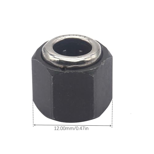 RC 12 mm Hex Nut One Way Bearing R025 RC Pull Start Parts Compatible with Vertex VX 18 16 SH21 12mm Engine for Traxxas HSP Redcat Himoto 1/10 Nitro RC Cars