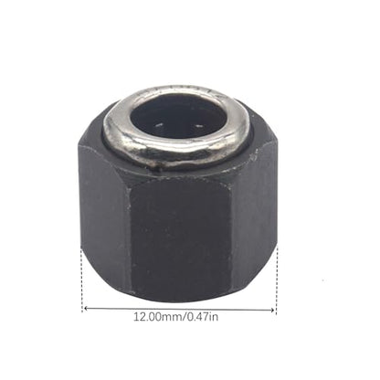 RC 12 mm Hex Nut One Way Bearing R025 RC Pull Start Parts Compatible with Vertex VX 18 16 SH21 12mm Engine for Traxxas HSP Redcat Himoto 1/10 Nitro RC Cars