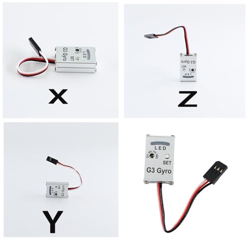 RC Car Gyroscope Sensitivity Adjustable Easy Installation Premium Professional