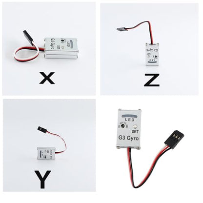 RC Car Gyroscope Sensitivity Adjustable Easy Installation Premium Professional