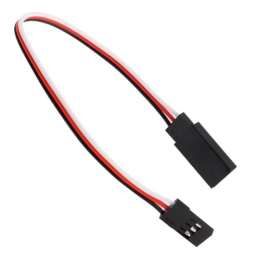 15Pcs 3-Pin Servo Extension Cable 15cm Male to Female JST Plug Servo 30 Core Wire Cable Connectors Fit for JR RC Airplane Car Remote Control Parts
