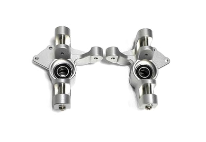 CNC Alu7075 Front Spindle Knuckle for LOSI Super Rock Rey 1/6 8S (Silver) - color: Silver