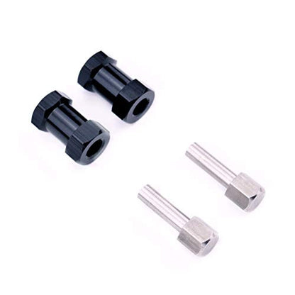 12mm Wheel Hex Hub 20mm Extension Hex Drive Adapter | For 1/10 RC Crawler, SCX10 D90, 4PCS - style: 20mm