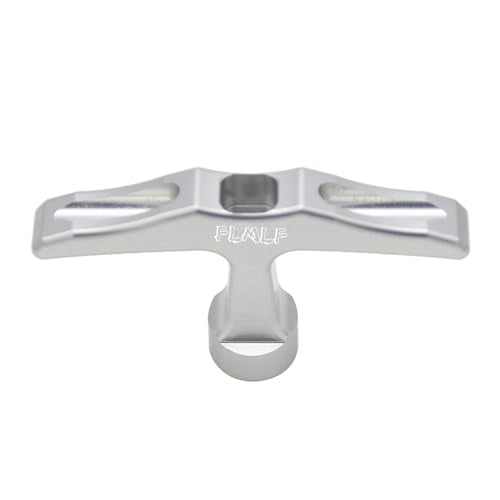 Alloy CNC Pull Starter Handle for Zenoah CY Rovan TSRC Engine (Silver) | for 1/5 Hpi Rofun Km Baja Lois 5ive-T FG GoPed Redcat Rc Car Parts - color: Silver