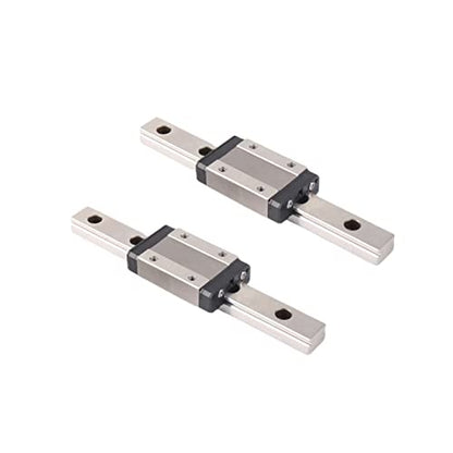 MGN15 Linear Rail 70mm 2.76" 2PCS MGN15 Miniature Linear Motion Slide Rail + 2PCS MGN15H 15mm Linear Sliding Bearing Carriage Block Black for 3D Printer and CNC Machine - size: L: 70mm / 2.76 inch, style: MGN15 Rail + H Block