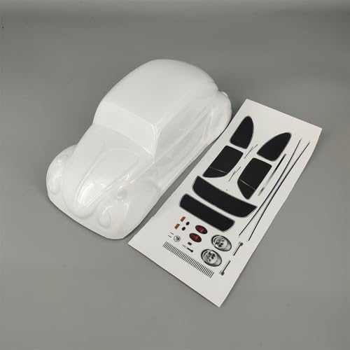 SANTAIZI 1/18 PVC Car Body Shell for VRX Racing rc Cars Remote contol Toys Car Body Parts (White 18002) - color: White, size: 18002