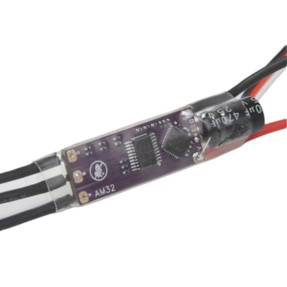 AM32 32-Bit ESC 2-4S Enhanced Version 40A Speed Controller with 5V2A BEC Module for RC Crawler Drone Brushless Motors