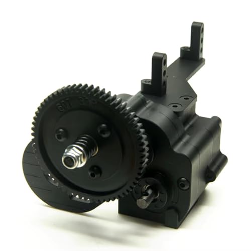 Rc Car Gearbox For Axial For Wraith For SCX10 1/10 Metal 2 Speed Transmission Center Gearbox Gear Box Set RC Crawler Car Upgrade Parts(GEAR) - size: GEAR