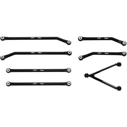 Hot Racing SXTF133HG01 Aluminum High Clearance Links Set for 6 (153.7mm) Scx 24