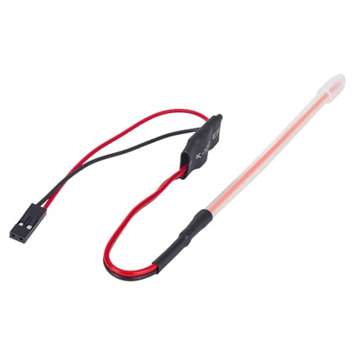 1/10 RC Car Light,LED Light Bar, Taillight,Flexible Strip Tube Whip Light,Antenna Lights for 1/8 Tamiya Losi HPI Rustler Axial TRX4 SCX10 Car Truck Crawler Upgrade Parts (Pink) - color: Pink