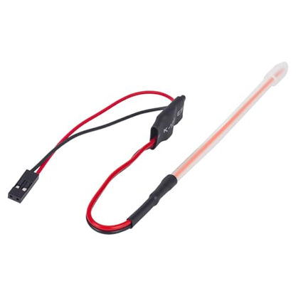 1/10 RC Car Light,LED Light Bar, Taillight,Flexible Strip Tube Whip Light,Antenna Lights for 1/8 Tamiya Losi HPI Rustler Axial TRX4 SCX10 Car Truck Crawler Upgrade Parts (Pink) - color: Pink