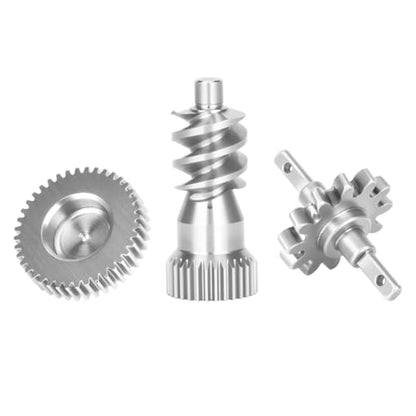 Ultralight Aluminum Transmission Skid Plate Kit,Gearbox with Metal Gears Set for 1/30 Axial SCX30 Upgrade Parts (Stainless Steel Gears) - color: Stainless Steel Gears