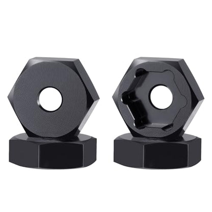 4Pack MORFUM 12mm to 17mm Metal Wheel Hex Adapter Drive Hub Adaptor Converter Compatible with 1/8 Typhon/Kraton/Outcast/Notorious RC Big Rock Crawler Off Road Monster Truck Upgrade Part
