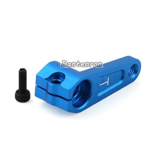 1/10 RC On Road Car 25T Servo Horn Aluminum Alloy 25 Teeth Steering Arm Replacement Part Compatible with 1:10 Drift Rally Racing On-Road Car Tamiya TT01 TT02 XV02 42248 TRF