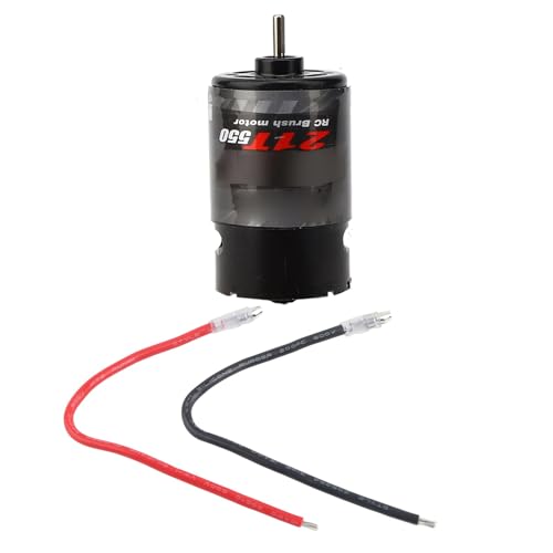 BRRNOO Brushed Motor, RC Crawler Motor RC Kit Accuracy Low Noise 550 Brushed for 4 Model (21T) - size: 21T