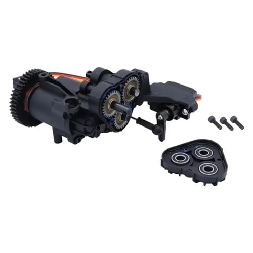2 Speed Transmission Gearbox with Internal Gears and Servo for 1/10 RC Crawler for TRX4 TRX6 Upgrade Parts