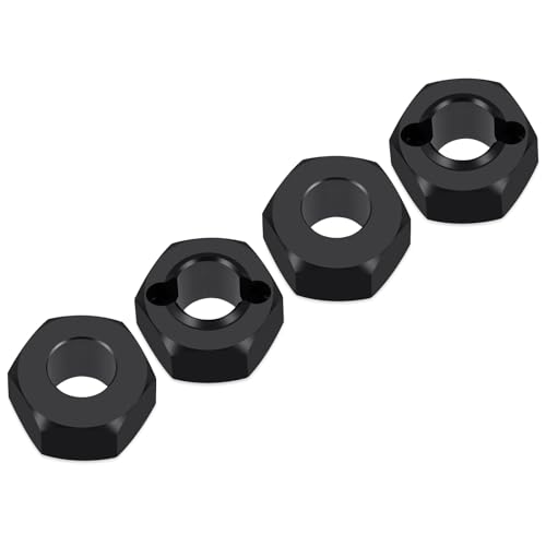 4Pcs Aluminum Wheel Hex Hubs Adapter 8mm RC Hex Combiner | Upgrade Parts, For Losi 1/16 Mini-B, For Losi 1/18 Mini-T 2.0, RC Car