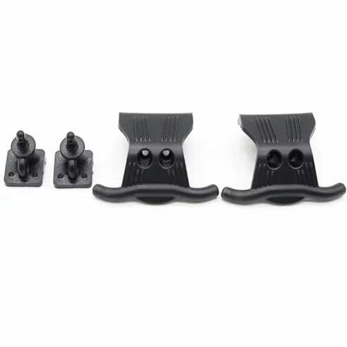 RC Car Shock Absorbers Compatible with Wltoys 284161 1/28 RC Car Spare Parts Accessories 2 Set Front Bumper and Body Mount Post