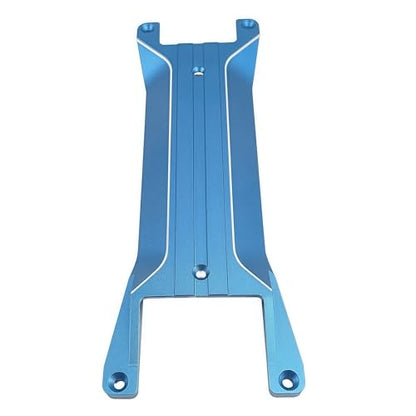 Aluminum Chassis Brace Plate for 1/16 Mini Maxx 4WD RC Truck (Blue) | Monster Truck,Upgrade Parts,CNC Machined,High Strength,Precision Fit,Lightweight,Durable Aluminum - color: Blue