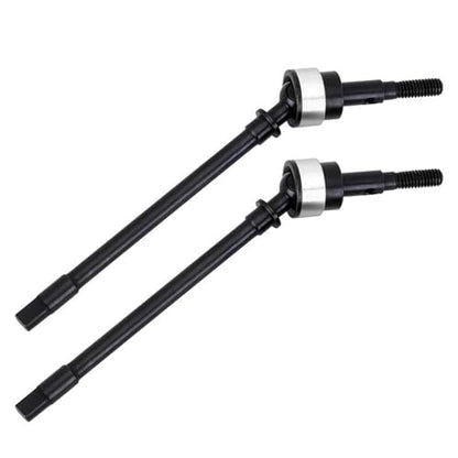 RC Car Accessories for Axial for SCX10 1/10 Hard Steel Front Rear Axle CVD Drive Shaft Dogbone RC Crawler Upgrade Option Parts Replacement Car Accessories(Front 1) - size: Front 1