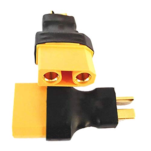 Deans Style Male to Female Adapter, 3 Pcs - size: T male to XT90 female