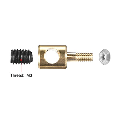 uxcell Linkage Stoppers Connecting Servo Arm,Push Rod for RC Airplane,D5x3mm 5pcs