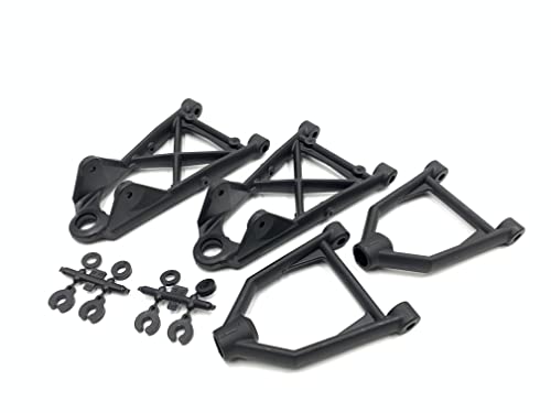 HPI Racing Arm 1/5 RC Parts Upper & Lower Front Suspension Arms Two Pairs for 85400 HPI Baja 5B/5SC/5T Upper & Lower Front Suspension Arm KM kingmotor ROVAN SY Racing Baja