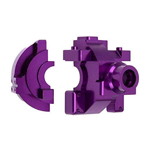 Share Goo Metal Differential Gear Box Housing Cover 102075?02051? Compatible with HSP Redcat Racing 1/10 RC On-Road Car Buggy Truck (Purple)