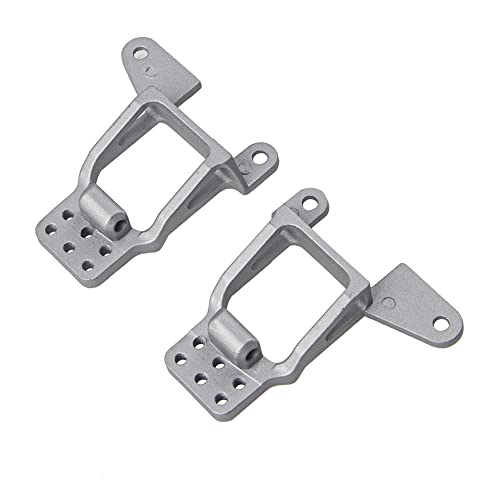 RC Shock Towers Mount Front & Rear Shock Tower Shock Absorbers Mount Bracket Compatible with Traxxas TRX-4 Bronco 1/10 RC Crawler Upgrade Parts (Silver) - size: Silver