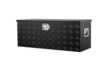 39 inch Truck Tool Box,Aluminum Truck Bed Tool Box w/Handled Lock and keys,Universal Fit for Pickup‌ Truck,Trailer,Vehicle,UTV,ATV-Black,39 X 15 X 14 inch - color: Black, size: 39 x 15 x 14 inch