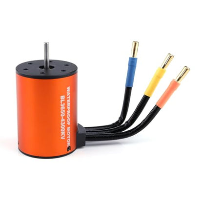 HUIOP Motor, Combo Set 3650 4300KV Motor 60 Brushless ESC 20kg Servo w/ 25T Servo Arm for 1/10 RC Car Truck Off-Road