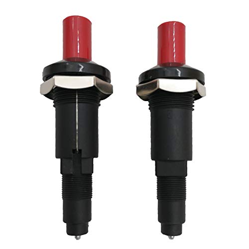 MENSI Gas Heater One Outlet Piezo Igniter Spark Plug Push Button Ceramic igniter 2PCS - size: One Exits Igniter Piezo