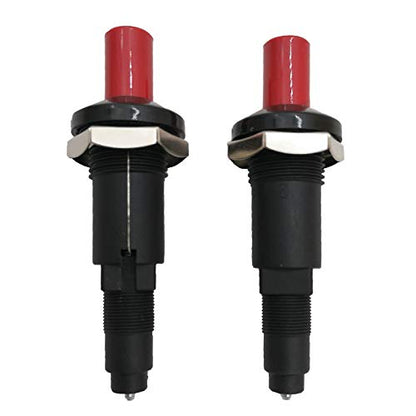 MENSI Gas Heater One Outlet Piezo Igniter Spark Plug Push Button Ceramic igniter 2PCS - size: One Exits Igniter Piezo