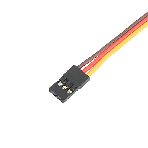 GTIWUNG 3 Pcs JR Style Servo Y Harness 3" RC Y Cables Splitter-Cable, 3 Pcs 75mm Servo Cables
