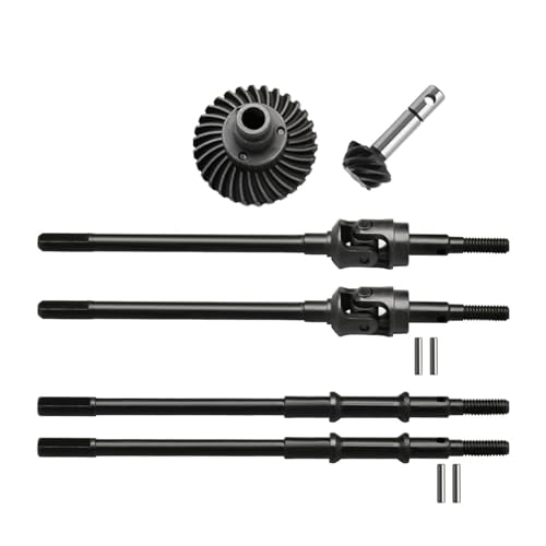 Axial SCX10 II AR44 Axle Front Rear Joint CVD Drive Shaft Bevel Gear Set Universal Shaft Bearing for 1/10 RC Crawler Car 90046(H) - color: H