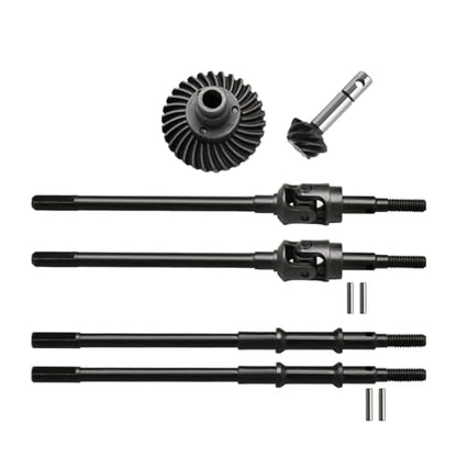 Axial SCX10 II AR44 Axle Front Rear Joint CVD Drive Shaft Bevel Gear Set Universal Shaft Bearing for 1/10 RC Crawler Car 90046(H) - color: H