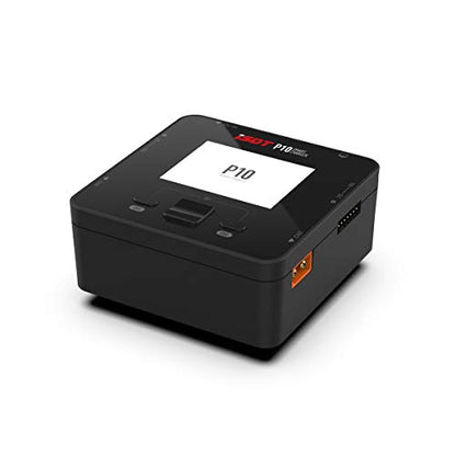 ISDT P10 DC 250W 10A Dual Channel Lipo Battery Charger, XT60 Smart Charger for 1-6S Life/LiIon/LiPo/LiHv
