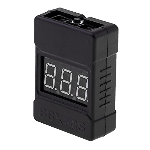 Replacement Part For RC Drone Voltage Checker Alarm LED Display For 1-8 Cells Lipo LiFe Battery