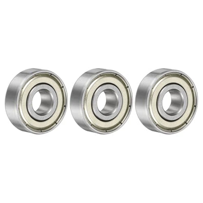 uxcell 3 Pcs 1603ZZ Deep Groove Ball Bearing 5/16" x 7/8" x 9/32" Double Metal Sealed, Chrome Steel Bearings - size: 1603ZZ 5/16" x 7/8" x 9/32"